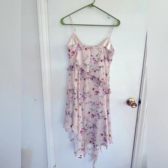Theia Floral Asymmetrical Dress Size 6 (Small) - Picture 5 of 5